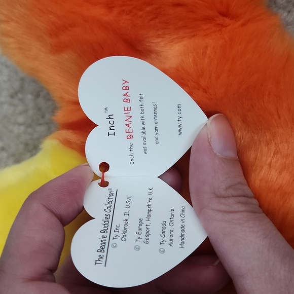 Inch the worm beanie baby plus buddy - Picture 8 of 9
